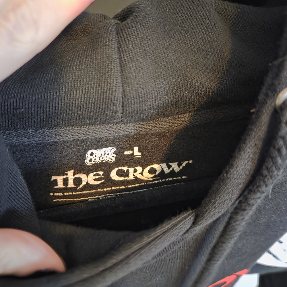 THE CROW: REAL LOVE IS FOREVER - PULLOVER HOODIE - Picture 5 of 6